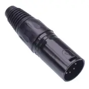 5 Pin Male DMX Plug Lighting Connector XLR