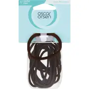 Oscar Orsen Hair Elastic Large Flat Brown 10 pack