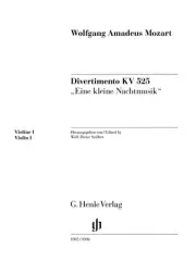 Mozart Divertimento K525 Eine kleine Nachtmusik Violin I Part Henle Urtext