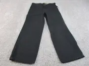 Dockers Boys Black Classic Fit School Pants 29H Husky Teens Casual $20 NWT