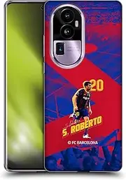 Head Case Designs Officially Licensed FC Barcelona Sergio Roberto 2020/21 First Team Group 1 Soft Gel Case Compatible with Oppo Reno10 Pro+