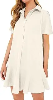 [Generic] Sales Today Clearance,Summer Dresses for Women 2024 Plus Size,Birthday Dresses Hot Pink Dress for Women Kaftan Dresses for Women Plus Size Plus Size 40S Style Dresses for(03-Dark Green,L)