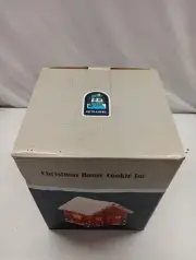 Christmas House Cookie Jar Model 96080 New Open Box