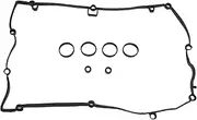 X AUTOHAUX Valve Cover Gasket, Cylinder Head Valve Seal Gasket with Spark Plug Gasket No.11127582400 for MINI CLUBMAN (R55) 1.6T JCW N18B16C Black, 1 Set