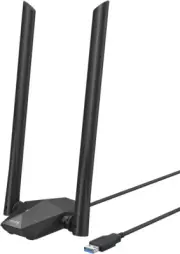 1800Mbps USB Wifi 6 Adapter Long Range, High Gain USB Wifi Adapter PC Desktop La