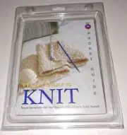 Boye “I Taught Myself to Knit” Pocket Guide New in Package