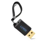 USB to 3.5mm Jack Audio Adapter, USB Sound Card, to Headphone Jack Adapter wi...