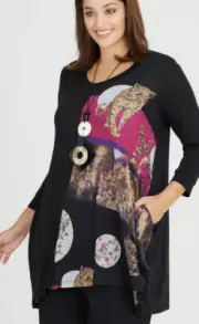 TS TAKING SHAPE PLUS SZ S 16 Portsea Snug Tunic NWT rrp $130