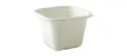 630ml Square TakeAway Base - 130x130x90mm - White 600 pcs