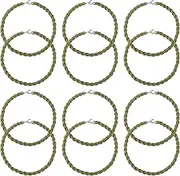 [XIHIRCD] 12pcs Elastic Boot Bands Straps Blousers Military Twists Leg Ties Blousing Garters Army with Metal Hooks