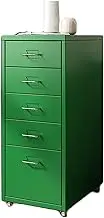 Chest of Drawers,5 Drawers Dresser for Bedroom,Bedside Table,for Living Room Hallway Office,Classroom,Conference Room,Large Capacity(Green)