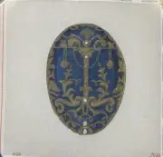 Faberge Egg Handpainted Needlepoint Canvas 1080 / 18 mesh