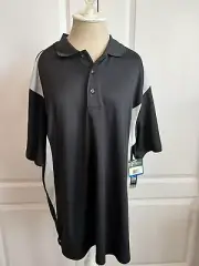 Ben Hogan polo Golf Shirt Men’s XL Black Performance Stretch NWT SPF 15