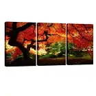 Pyradecor 3 Piece Canvas Prints Wall Art Paintings Ready to Hang for Living R...