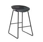 New Aries Barstools Kitchen Bar Stool Black Powdercoated Frame Black Polypropyle
