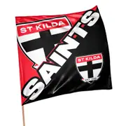 St Kilda Saints AFL Square Supporter Flag Banner with Pole