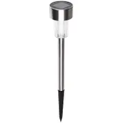 Stratco Stainless Steel Solar Path Light Outdoor Solar Power Walkway Light