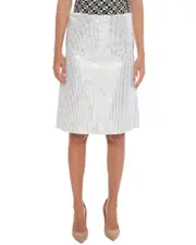 Bottega Veneta Linen-Blend A-Line Skirt
