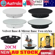 360° Rotating Display Stand Electric Turntable Adjustable Jewelry Show Holder