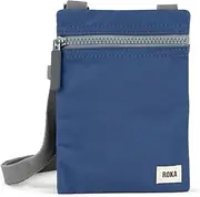 [Roka London] ROKA Chelsea Small Crossbody Phone Bag for Women & Men - Multi Pockets, Chunky Zip, Adjustable Strap for Mobile Phones, Wallet, Cards