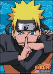 NARUTO SHIPPUDEN HANDS CROSSED ATA-BOY MAGNET 2.5” X 3.5”