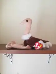 RARE Original TY Beanie Baby "Stretch" The Ostrich 1997 First Edition
