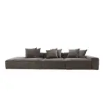 [James Lane] Riley Muse Mink Modular Sofa - 1x Arm, 2x Armless, 1x Left Terminal