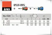 在飛比找台北益昌優惠-【台北益昌】日本製 ANEX 強力起子 No.1520 螺絲