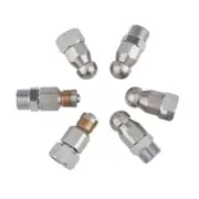 1/4" Pressure Washer Rotating Sewer Cleaning Jetter Nozzle For
