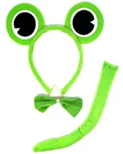 3pcs Frog Costume Headband Set
