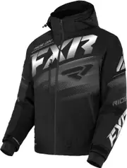 FXR Boost FX 2-in-1 2023 Snowmobile Jacket, black-grey, Size XS for Men Black Grey