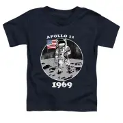 NASA Apollo 11 Toddler T-Shirt Man on the Moon Navy Tee