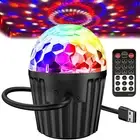 Portable Mini Disco Ball Light for Party RGB DJ Strobe Light with Remote Cont...