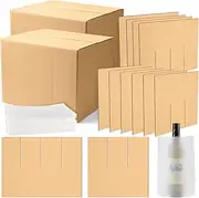 2 Pack Moving Box Packing Boxes Shipping Box 16 x 12 x 12 Inch Glass Divider Kits Included 10 Corrugate Dividers with 24 Foam Pouches for Moving, Kitchen Moving Box Kit Dish Packing Moving Boxes