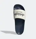ADILETTE SHOWER SLIDES 1972 Graphic Shadow Blue Men Women Vintage NWT + BOX