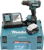 ^Makita DHP485RTJ Handbohrmaschine inkl. MAKPAC + 2 s 5.0Ah + Charger