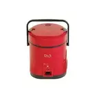 D&S Mini Rice Cooker DS.7697 Red Cooking Rice 0.5 to 1.5 Cups Comes with Rice La