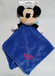 New Disney Baby Mickey Mouse Blue Lovey Plush Security Blanket Baby Toy