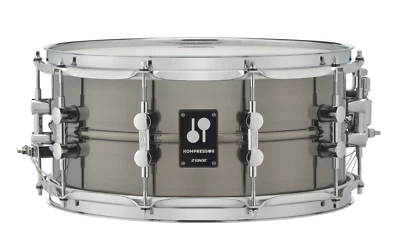 Sonor Kompressor Series 14x6.5 Snare 1.2mm Brass Shell Black Nickel Plated