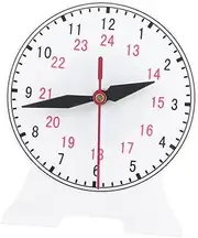 NAMOARLY Pin Linkage Clock Mold Educational for Students Creative Clock Learner Tool for Teaching Recognition and Coordination Skills Model for Classroom Home Use