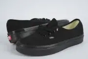 NEW! Vans Authentic Black Canvas Casual Shoes sz 4.5 Mens or 6 Womens