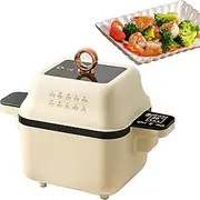 1300W Automatic Rice Frying Machine - 8L Auto Cooking Wok Fried Rice Machine with 6 Speed Adjustable Smart Touch, 360° Rotation - One-Click Smart Start - Intelligent Cooker - Rotating Intelligent