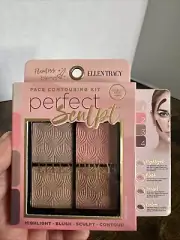 ELLEN TRACY Flawless Blend Perfect Sculpt Face Contour Kit Palette New Sealed