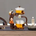 Lazy Kungfu Tea Set Tea Kettle Teapot for Table Decor Home Holiday Gifts