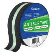 Satawell Anti Slip Tape with Glow in Dark (2 Inch x 30 Feet) Non Slip Safety