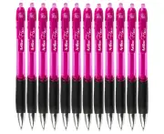 Artline Flow Retractable Ballpoint Pen Pink Box 12