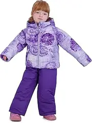 [Rothschild] Girls' Ski Jacket and Snowbib Snowsuit Set