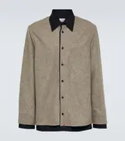 [Bottega Veneta] Bottega Veneta Wool flannel overshirt AU 99 grey