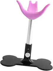 Dog Support Stand, Pet Grooming Stool, Adjustable Bench for Pets, Pink