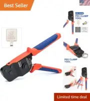 ICP-BJ02 PEX Clamp Cinch Tool, One Handed PEX Crimping Tool for Pinching 3/8-...